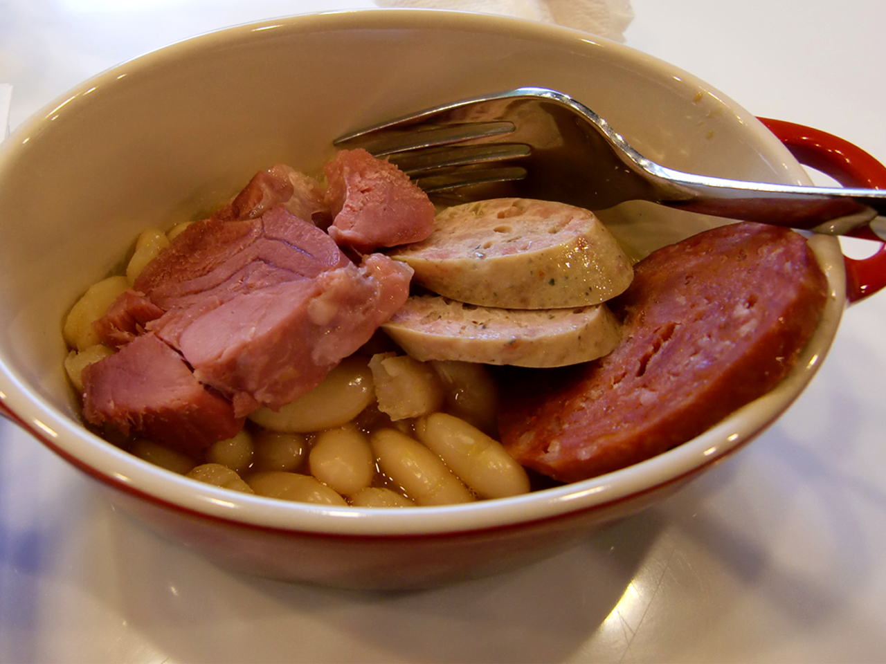 Traditional Asturian Bean Stew with Pork