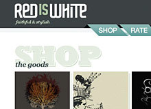 Red is White T-shirts - Faith Inspired Designer Tees | Submit, Rate, Buy