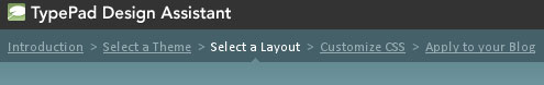 TypePad Design Assistant