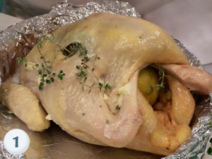 Roast Chicken with Rosemary Potatoes