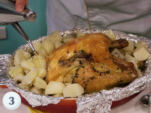 Roast Chicken with Rosemary Potatoes